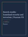 Test Bank for Search results: homeland security and terrorism | Pearson US 1st Edition