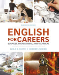 Instructor Manual for English for Careers: Business, Professional, and Technical 11th Edition by Leila R. Smith