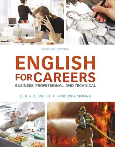 Instructor Manual for English for Careers: Business, Professional, and Technical 11th Edition by Leila R. Smith