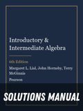 Solutions Manual for Introductory & Intermediate Algebra 6th Edition by Margaret L. Lial