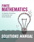 Solutions Manual for Finite Mathematics for Business, Economics, Life Sciences, and Social Sciences 14th Edition by Raymond A. Barnett