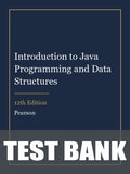 Test Bank for Introduction to Java Programming and Data Structures 12th Edition