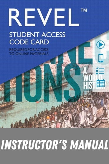 Instructor Manual for Connections: A World History, Volume 2 3rd Edition by Edward H. Judge
