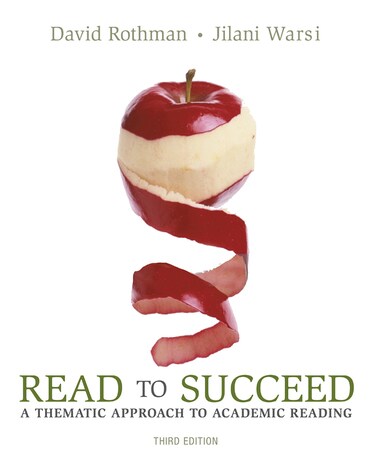 Test Bank for Read to Succeed: A Thematic Approach to Academic Reading 3rd Edition by David Rothman