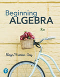 Solutions Manual for Beginning Algebra 8th Edition by Elayn Martin-Gay