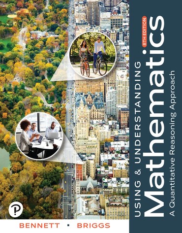 Solutions Manual for Using & Understanding Mathematics: A Quantitative Reasoning Approach 8th Edition by Jeffrey O. Bennett