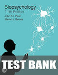 Test Bank for Biopsychology 11th Edition by John P.J. Pinel