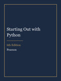 Test Bank for Starting Out with Python 6th Edition