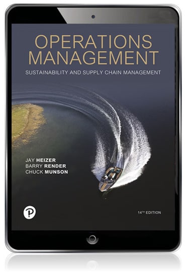 Test Bank for Operations Management: Sustainability and Supply Chain Management 14th Edition by Jay Heizer