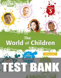 Test Bank for The World of Children 3rd Edition by Joan Littlefield Cook