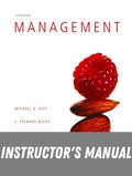 Instructor Manual for Management 3rd Edition by Michael Hitt