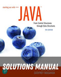 Solutions Manual for Starting Out with Java: From Control Structures through Data Structures 4th Edition by Tony Gaddis