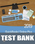 Test Bank for QuickBooks Online Plus 2019: A Complete Course 3rd Edition by Janet Horne