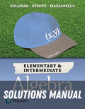 Solutions Manual for Elementary & Intermediate Algebra 4th Edition by Michael Sullivan