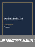 Instructor Manual for Deviant Behavior 12th Edition