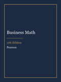 Solutions Manual for Business Math 11th Edition