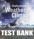 Test Bank for Understanding Weather and Climate 7th Edition by Edward Aguado
