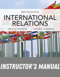 Instructor Manual for International Relations, Brief Edition 8th Edition by Jon C. Pevehouse