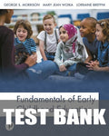 Test Bank for Fundamentals of Early Childhood Education 9th Edition by George S Morrison