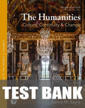 Test Bank for The Humanities: Culture, Continuity, and Change, Volume 2 4th Edition by Henry M. Sayre