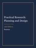 Instructor Manual for Practical Research: Planning and Design 12th Edition