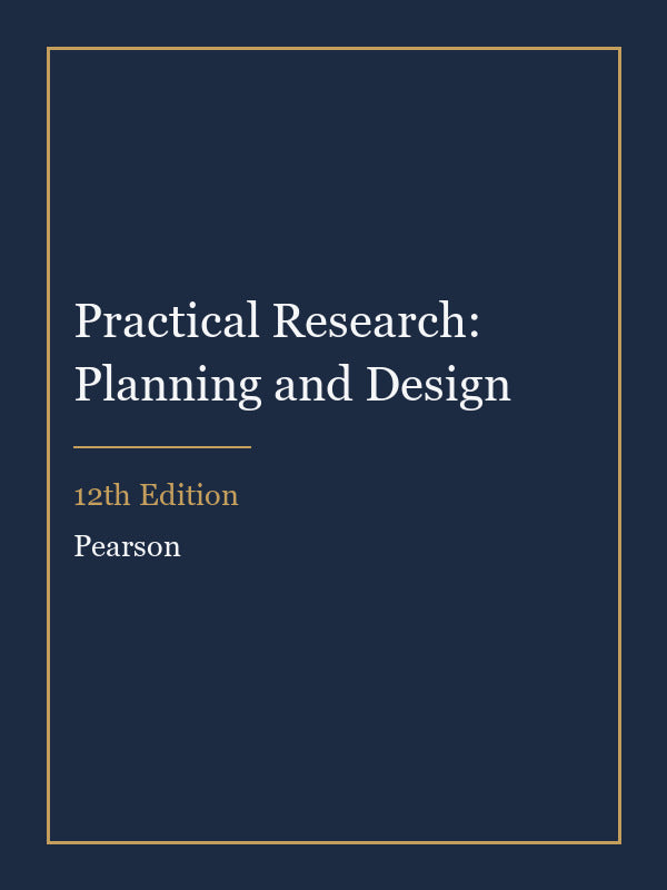 Instructor Manual for Practical Research: Planning and Design 12th Edition