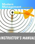 Instructor Manual for Modern Management: Concepts and Skills 15th Edition by Samuel C Certo