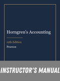 Instructor Manual for Horngren's Accounting 12th Edition
