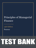 Test Bank for Principles of Managerial Finance 15th Edition