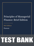 Test Bank for Principles of Managerial Finance: Brief Edition 8th Edition