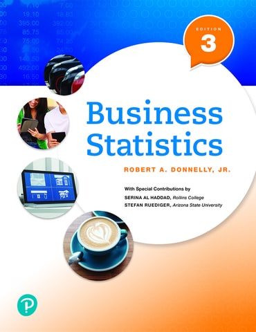 Solutions Manual for Business Statistics 3rd Edition by Robert A. Donnelly
