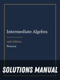 Solutions Manual for Intermediate Algebra 13th Edition