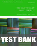 Test Bank for The Essentials of Family Therapy 7th Edition by Michael N.A Nichols