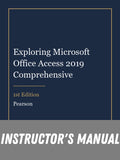 Instructor Manual for Exploring Microsoft Office Access 2019 Comprehensive 1st Edition