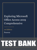 Test Bank for Exploring Microsoft Office Access 2019 Comprehensive 1st Edition