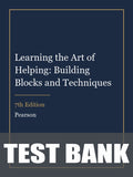 Test Bank for Learning the Art of Helping: Building Blocks and Techniques 7th Edition