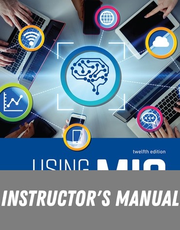 Instructor Manual for Using MIS 12th Edition by David M. Kroenke