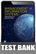 Test Bank for Management Information Systems: Managing the Digital Firm 17th Edition by Kenneth C. Laudon