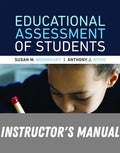 Instructor Manual for Educational Assessment of Students 8th Edition by Susan M. Brookhart