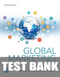 Test Bank for Global Marketing 10th Edition by Mark C. Green