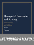 Instructor Manual for Managerial Economics and Strategy 3rd Edition by Aacsb
