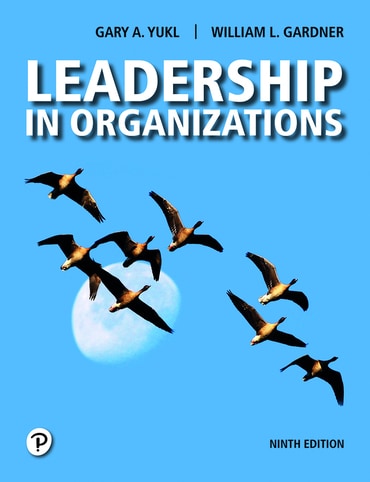 Test Bank for Leadership in Organizations 9th Edition by Gary A. Yukl