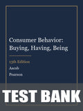 Test Bank for Consumer Behavior: Buying, Having, Being 13th Edition by Aacsb