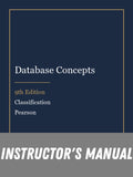 Instructor Manual for Database Concepts 9th Edition by Classification