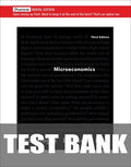 Test Bank for Microeconomics 3rd Edition by Daron Acemoglu