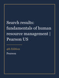 Instructor Manual for Search results: fundamentals of human resource management | Pearson US 4th Edition