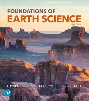 Test Bank for Foundations of Earth Science 9th Edition by Frederick K Lutgens