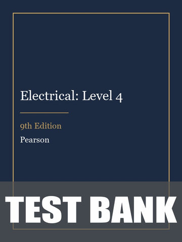 Test Bank for Electrical: Level 4 9th Edition