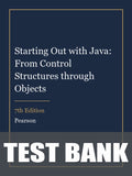 Test Bank for Starting Out with Java: From Control Structures through Objects 7th Edition