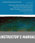 Instructor Manual for Human Behavior and the Social Environment: Shifting Paradigms in Essential Knowledge for Social Work Practice 7th Edition by Joe M. Schriver
